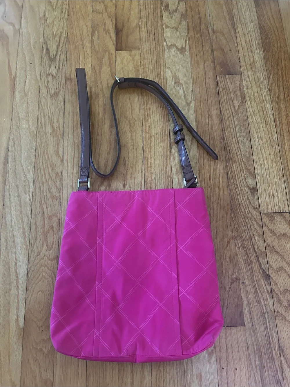 Vera Bradley Hot Pink Crossbody Bag - Nylon - Picture 2 of 6